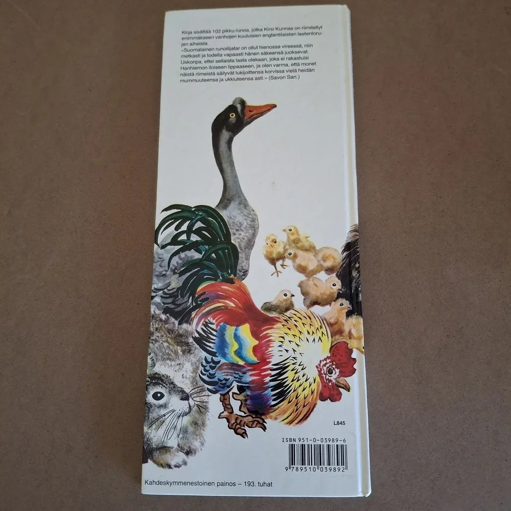 Hanhi-emon iloinen lipas Kirsi Kunnas Mother‎ Goose Finnish Rhymes Rojankovsky